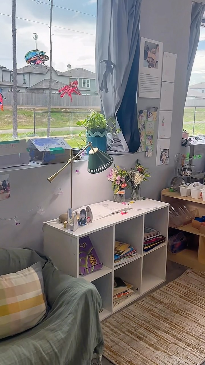 Discovery Pre-K4 classroom environment with children’s work and creative materials